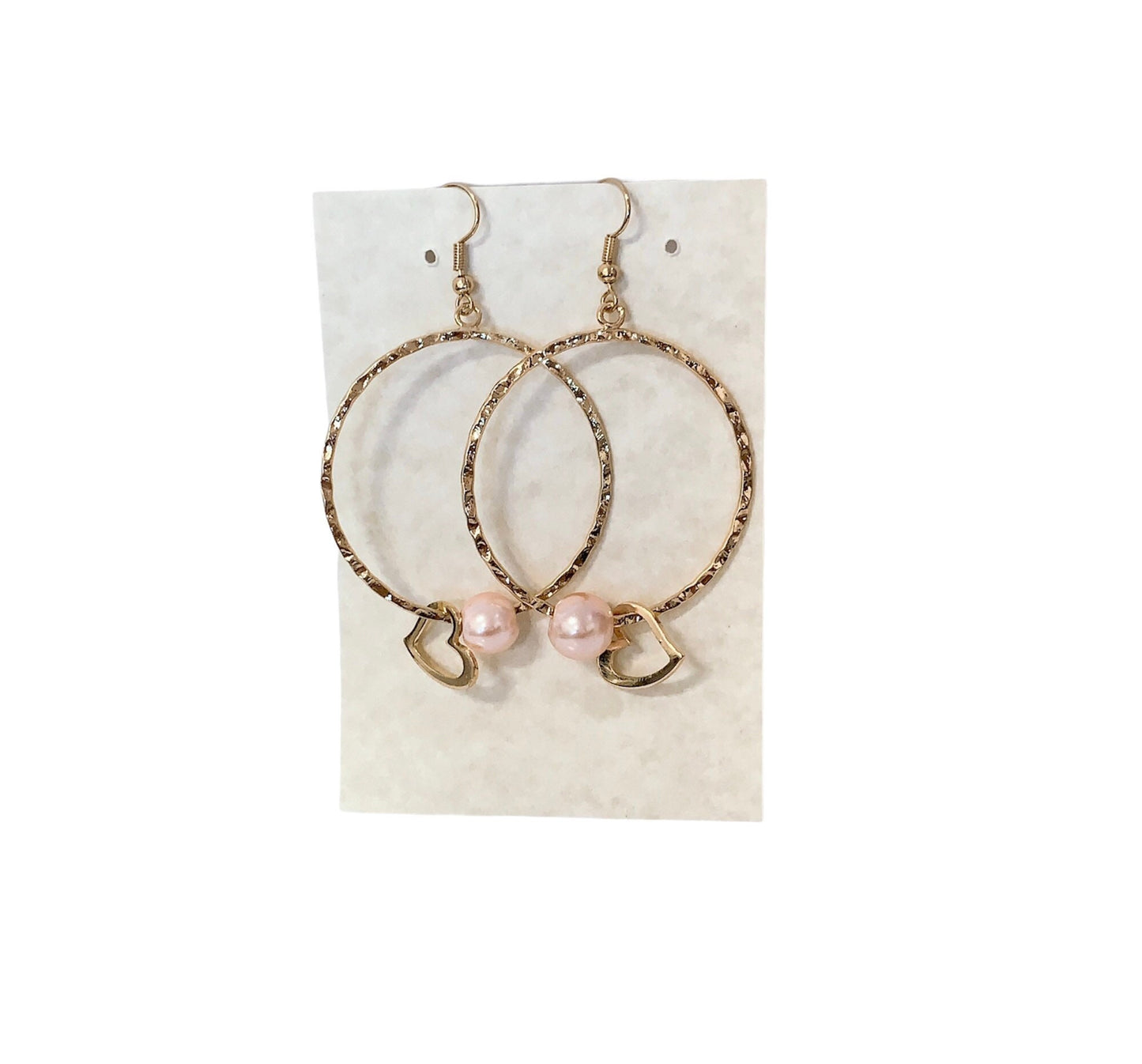 Pink Pearls Earrings: Hamilton Gold Earring with Shell Pearls