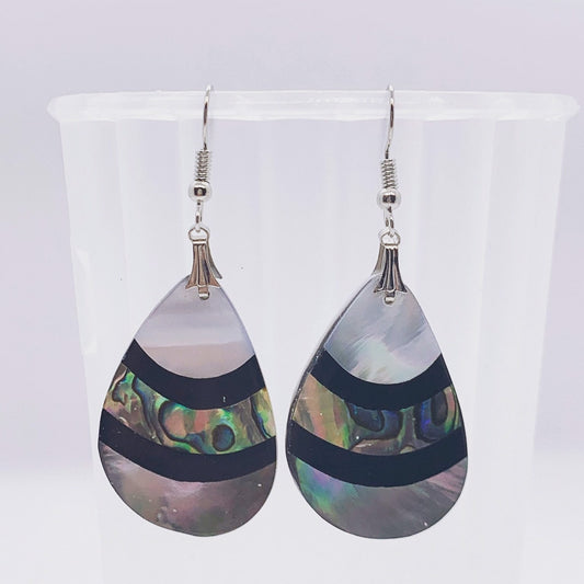 Teardrop Abalone Shell Earring