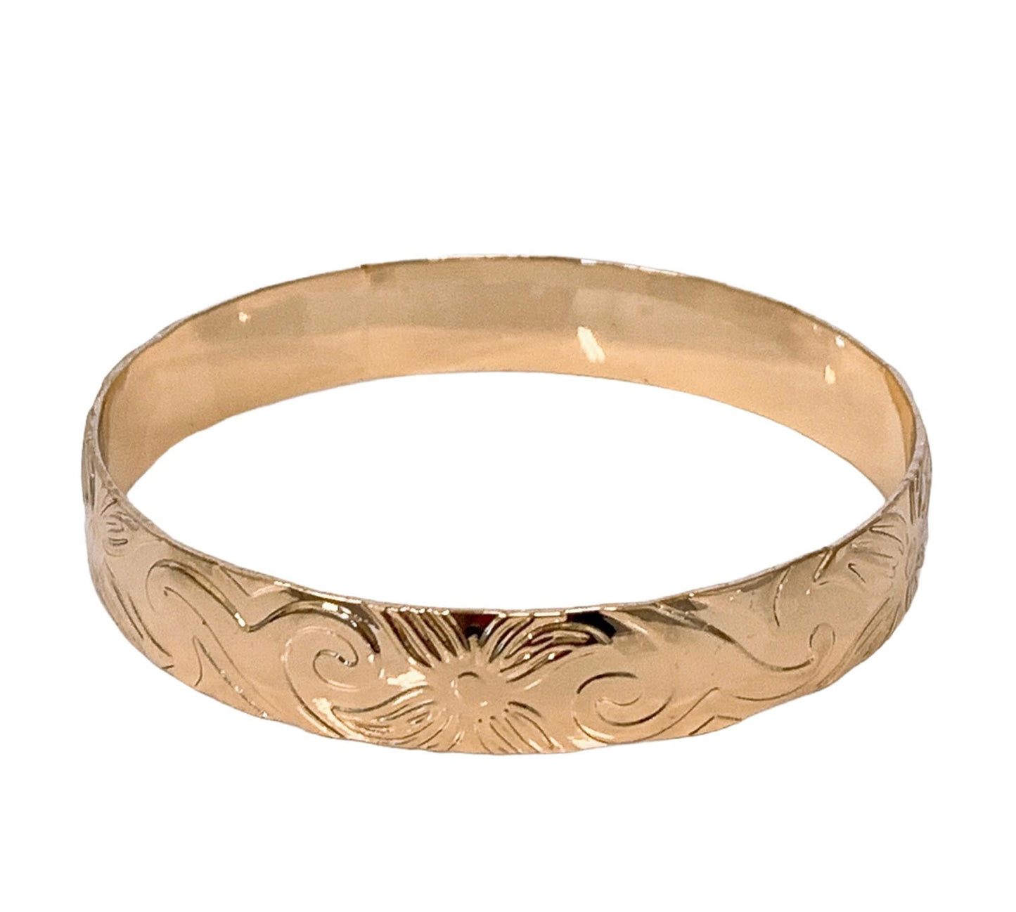 10MM Hawaiian Hamilton Gold Bracelet